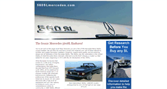Desktop Screenshot of 560slmercedes.com